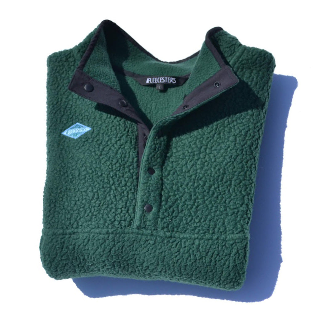 Forest Green Pullover Fleece Sweater